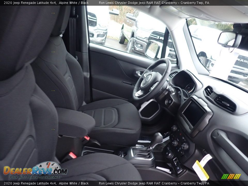 2020 Jeep Renegade Latitude 4x4 Alpine White / Black Photo #9