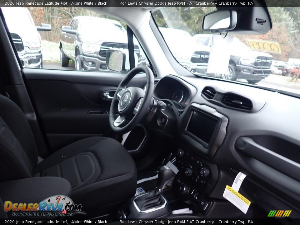 2020 Jeep Renegade Latitude 4x4 Alpine White / Black Photo #10