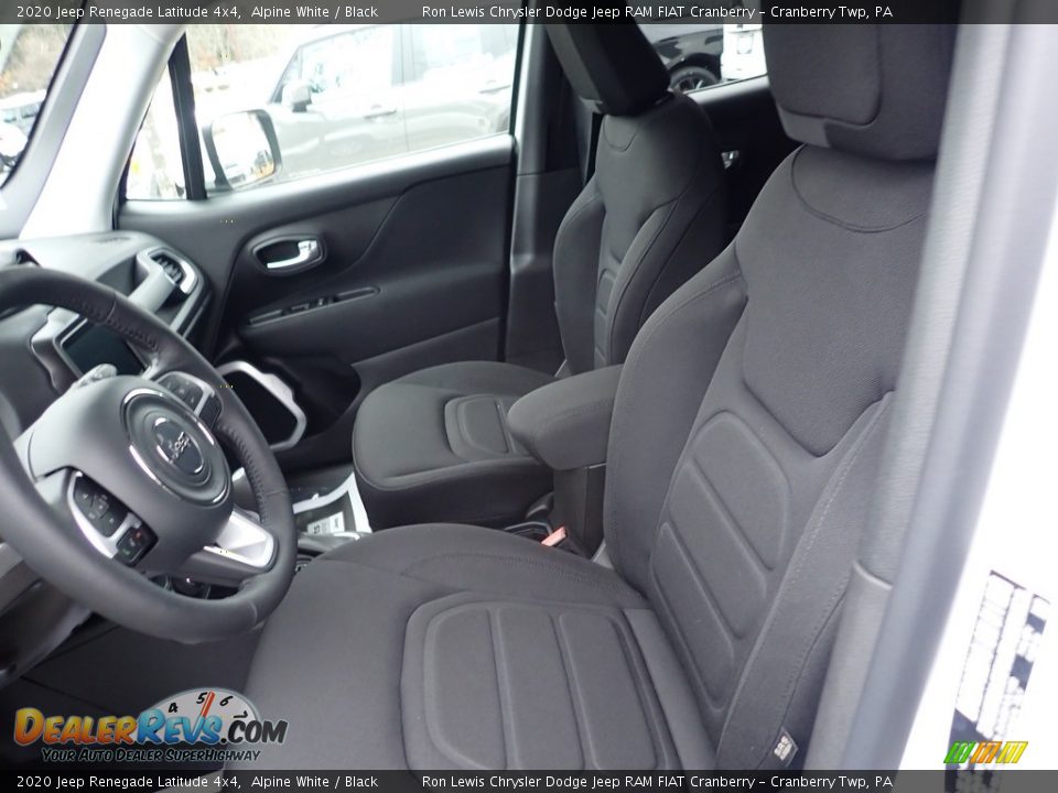 2020 Jeep Renegade Latitude 4x4 Alpine White / Black Photo #12
