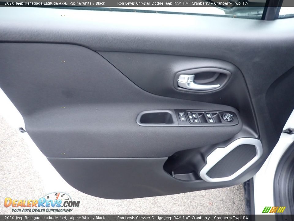2020 Jeep Renegade Latitude 4x4 Alpine White / Black Photo #13