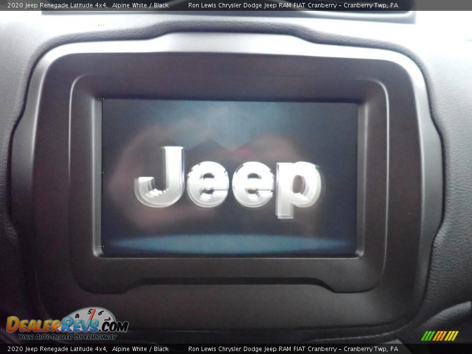 2020 Jeep Renegade Latitude 4x4 Alpine White / Black Photo #15