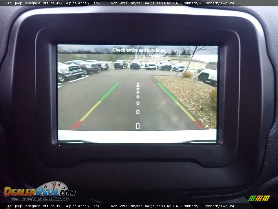 2020 Jeep Renegade Latitude 4x4 Alpine White / Black Photo #16