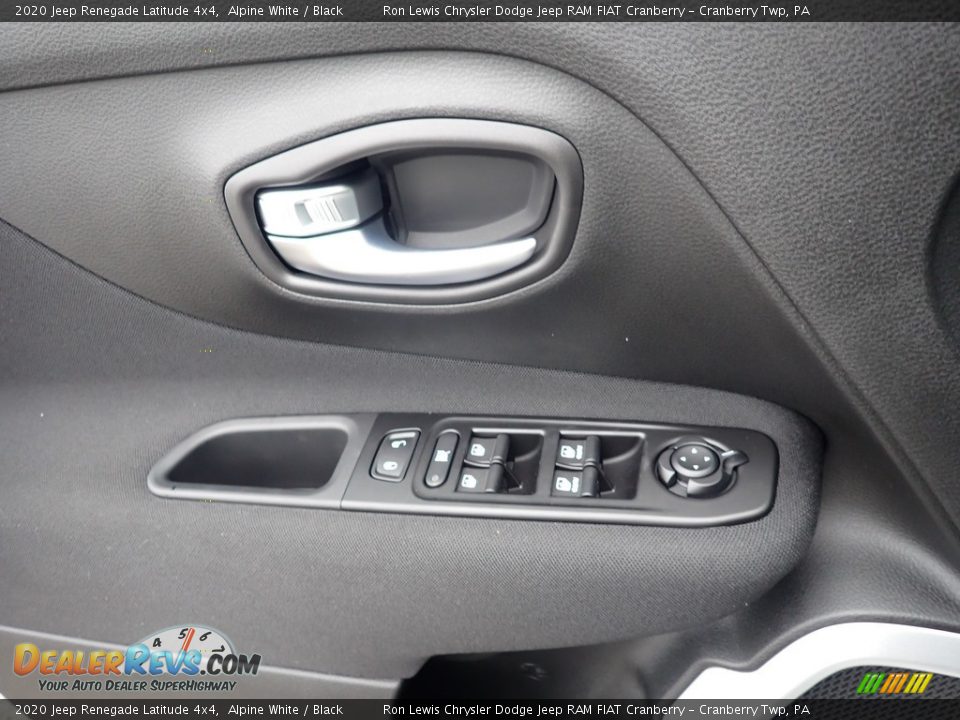 2020 Jeep Renegade Latitude 4x4 Alpine White / Black Photo #19