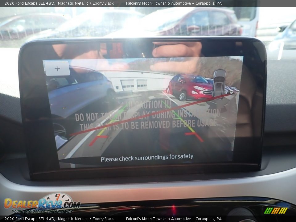 2020 Ford Escape SEL 4WD Magnetic Metallic / Ebony Black Photo #15