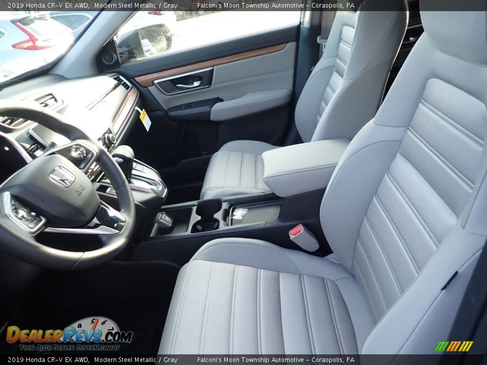 Front Seat of 2019 Honda CR-V EX AWD Photo #8