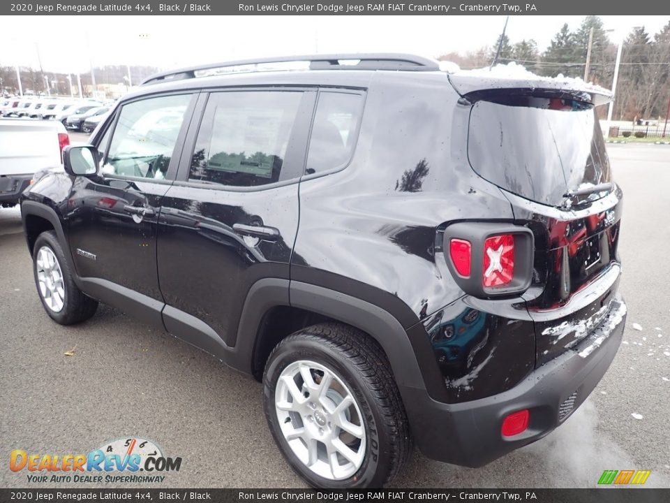 2020 Jeep Renegade Latitude 4x4 Black / Black Photo #3
