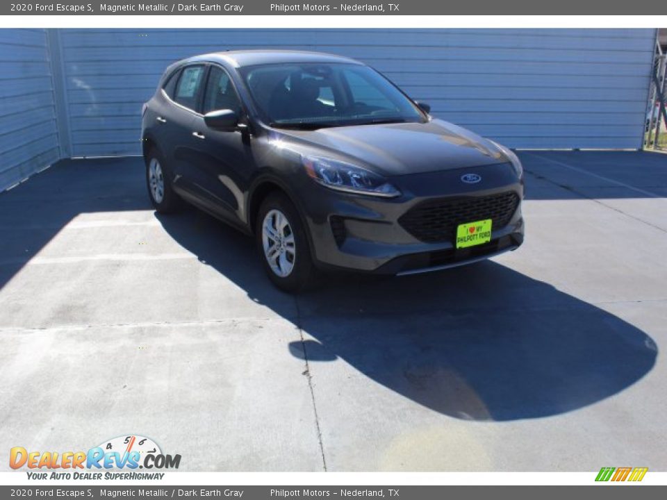 2020 Ford Escape S Magnetic Metallic / Dark Earth Gray Photo #2