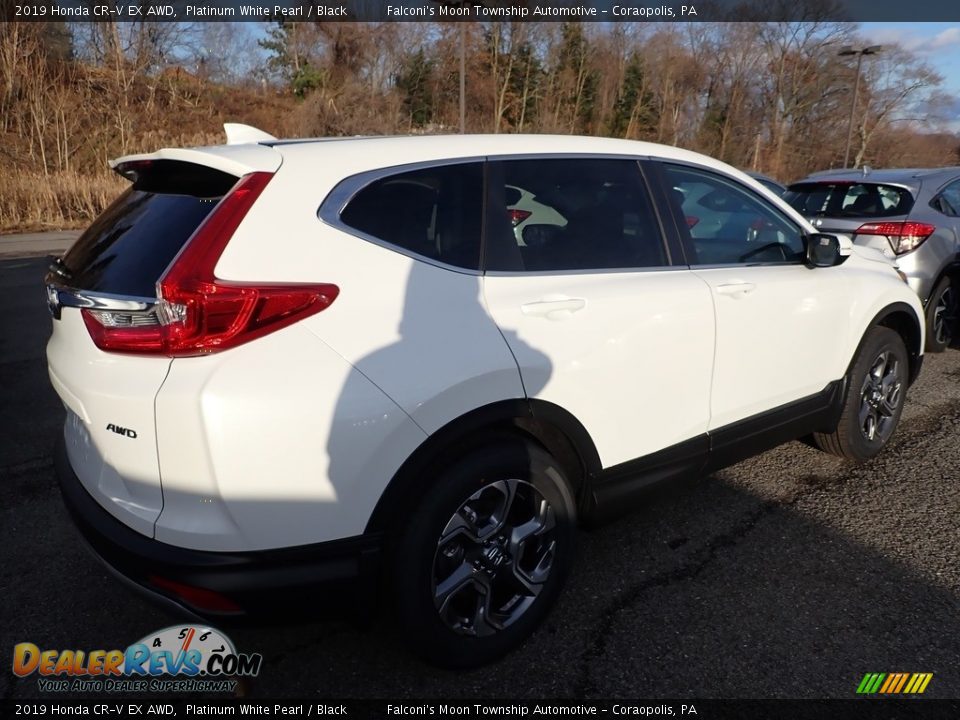 2019 Honda CR-V EX AWD Platinum White Pearl / Black Photo #4