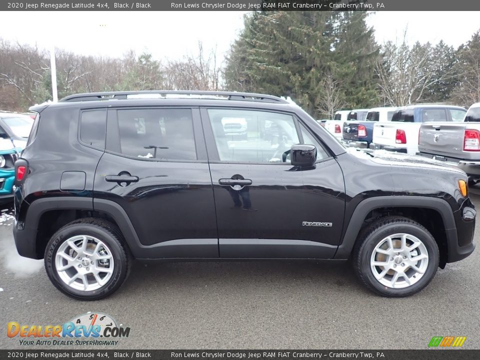 2020 Jeep Renegade Latitude 4x4 Black / Black Photo #6