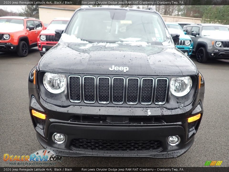 2020 Jeep Renegade Latitude 4x4 Black / Black Photo #8