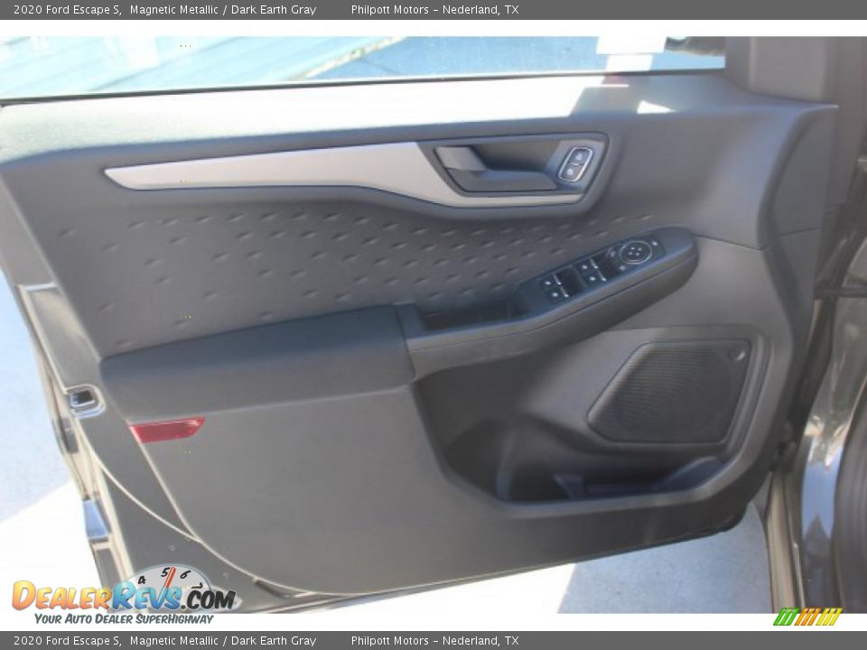 2020 Ford Escape S Magnetic Metallic / Dark Earth Gray Photo #10