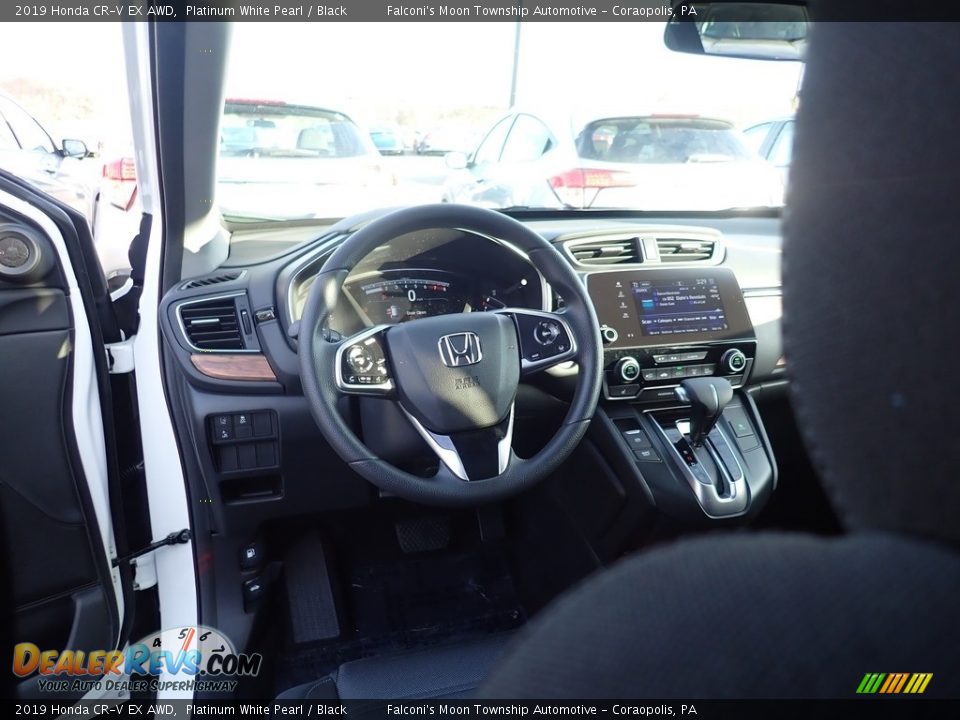 2019 Honda CR-V EX AWD Platinum White Pearl / Black Photo #10