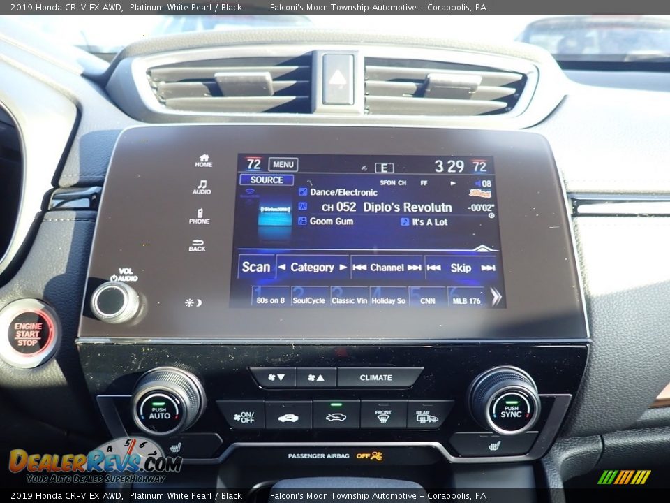 2019 Honda CR-V EX AWD Platinum White Pearl / Black Photo #14