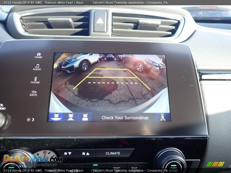 2019 Honda CR-V EX AWD Platinum White Pearl / Black Photo #15