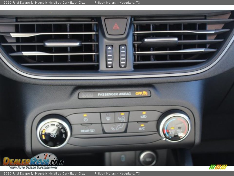 2020 Ford Escape S Magnetic Metallic / Dark Earth Gray Photo #19