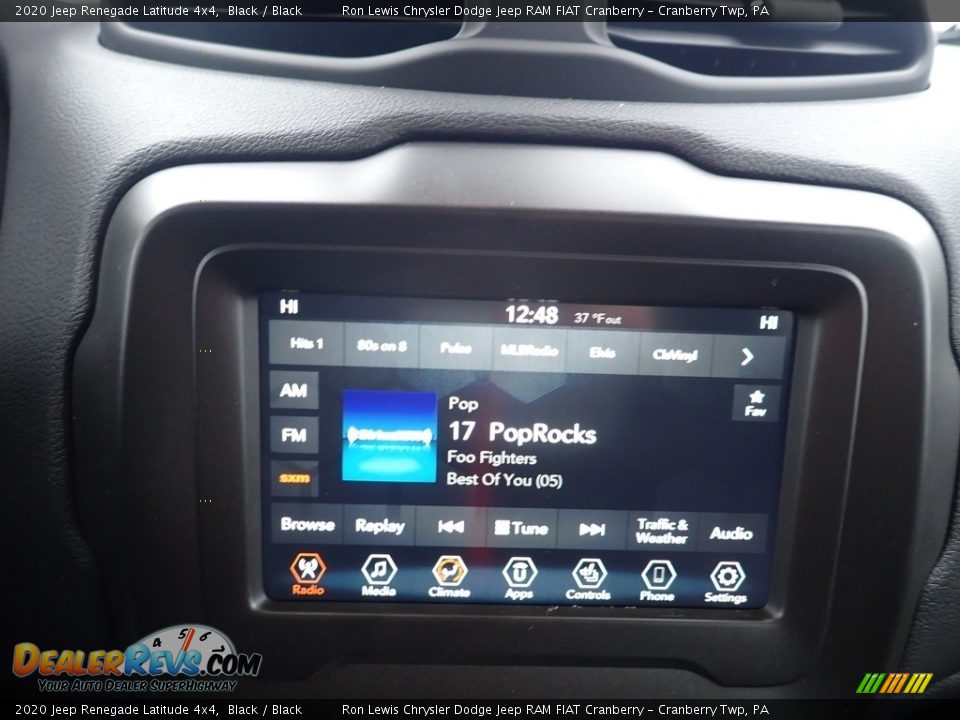 2020 Jeep Renegade Latitude 4x4 Black / Black Photo #17