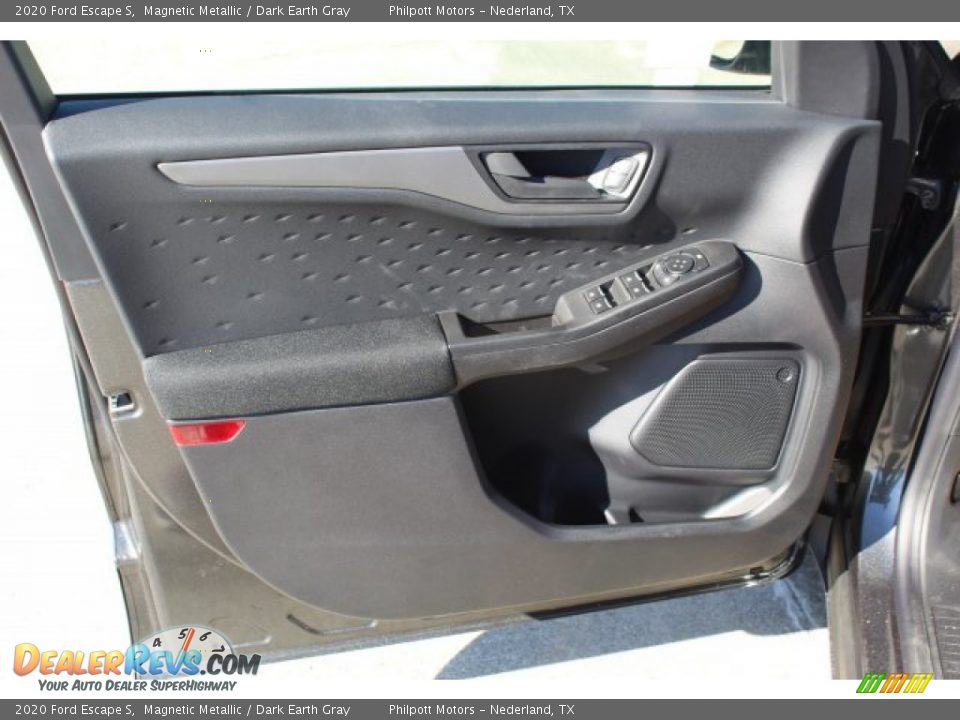 2020 Ford Escape S Magnetic Metallic / Dark Earth Gray Photo #21