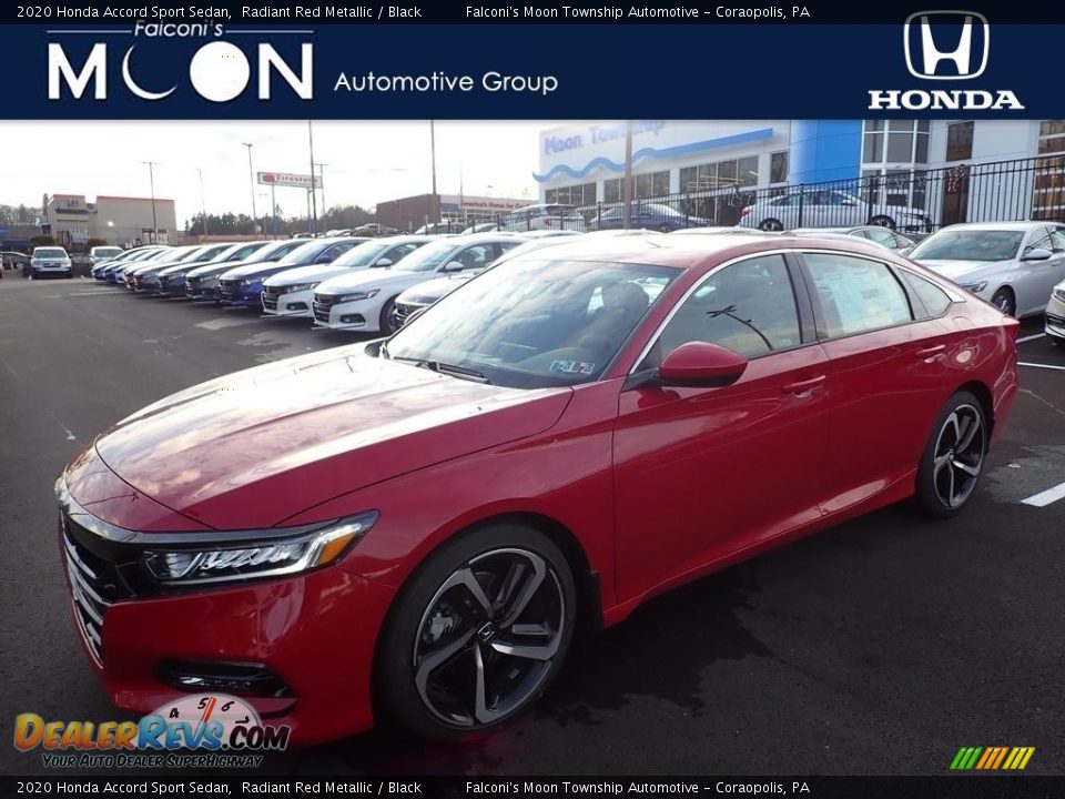 2020 Honda Accord Sport Sedan Radiant Red Metallic / Black Photo #1