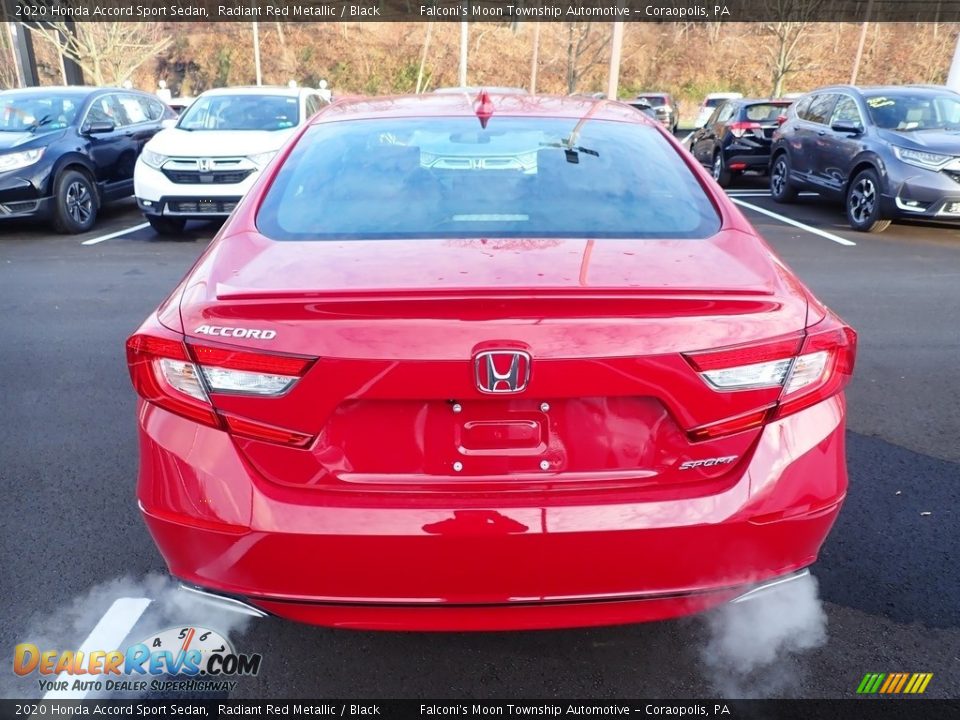 2020 Honda Accord Sport Sedan Radiant Red Metallic / Black Photo #3