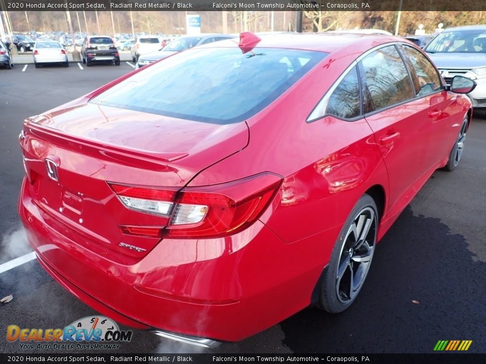 2020 Honda Accord Sport Sedan Radiant Red Metallic / Black Photo #4