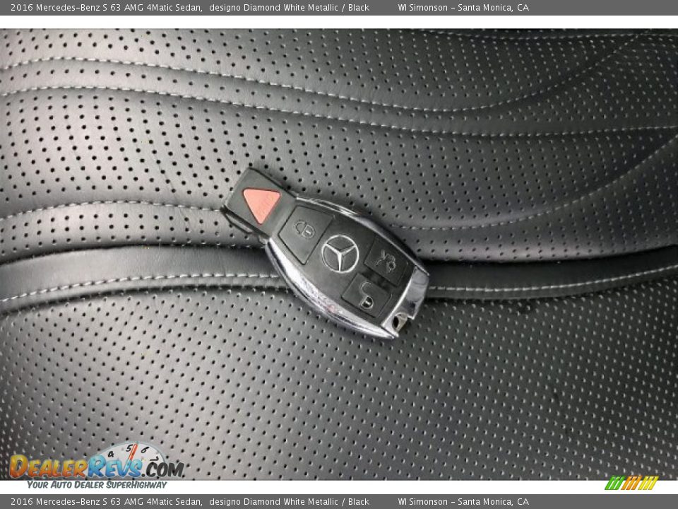 2016 Mercedes-Benz S 63 AMG 4Matic Sedan designo Diamond White Metallic / Black Photo #11