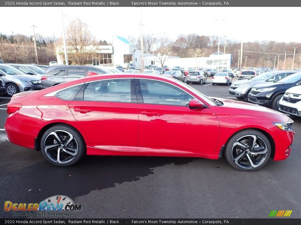 2020 Honda Accord Sport Sedan Radiant Red Metallic / Black Photo #5