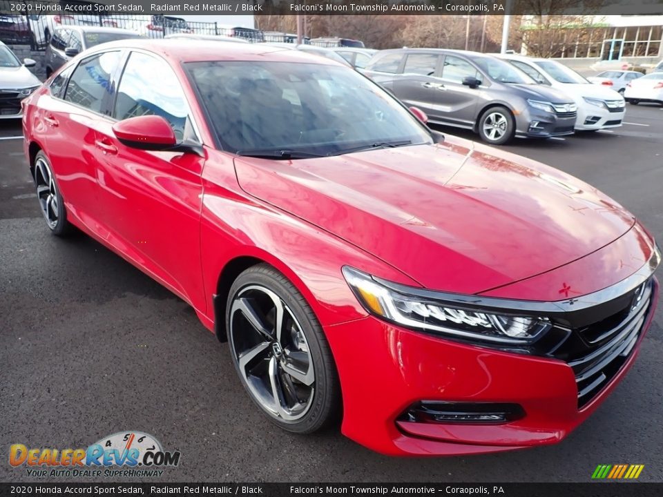 2020 Honda Accord Sport Sedan Radiant Red Metallic / Black Photo #6