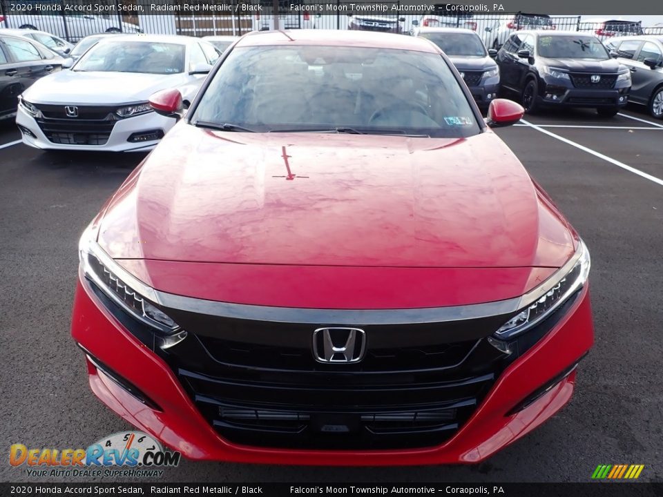 2020 Honda Accord Sport Sedan Radiant Red Metallic / Black Photo #7