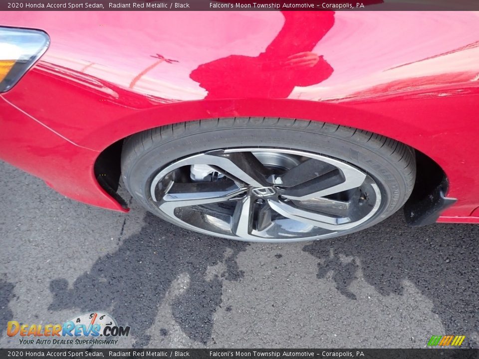 2020 Honda Accord Sport Sedan Radiant Red Metallic / Black Photo #8