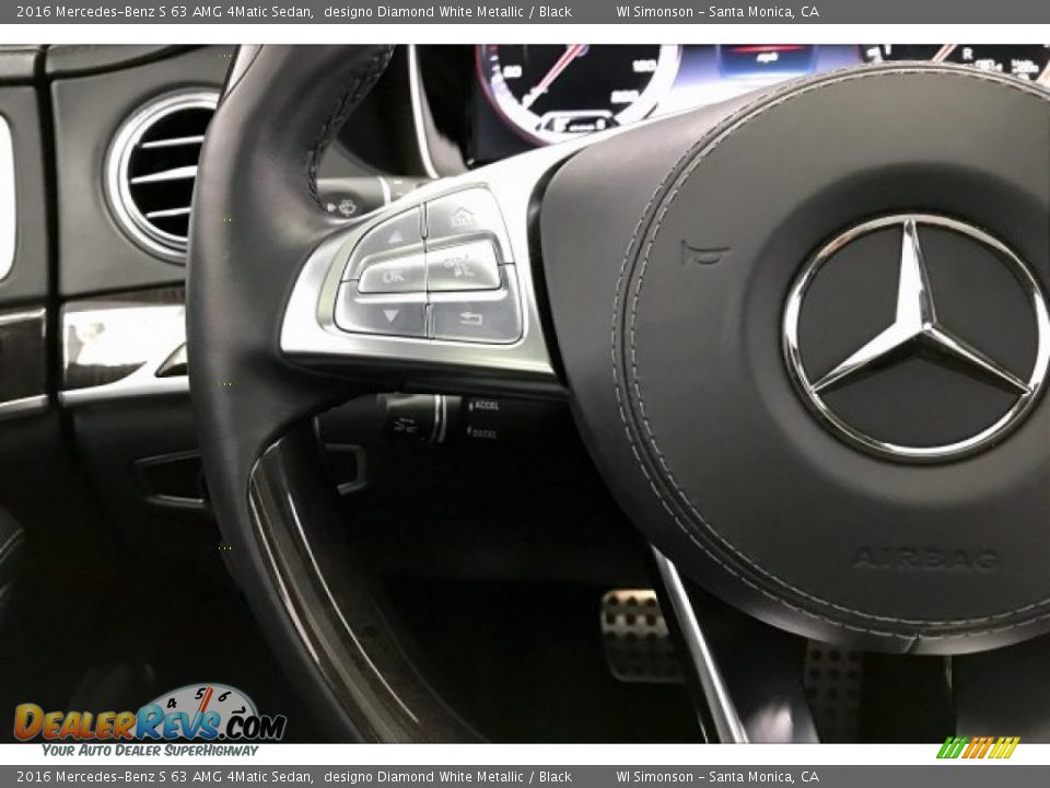 2016 Mercedes-Benz S 63 AMG 4Matic Sedan Steering Wheel Photo #18