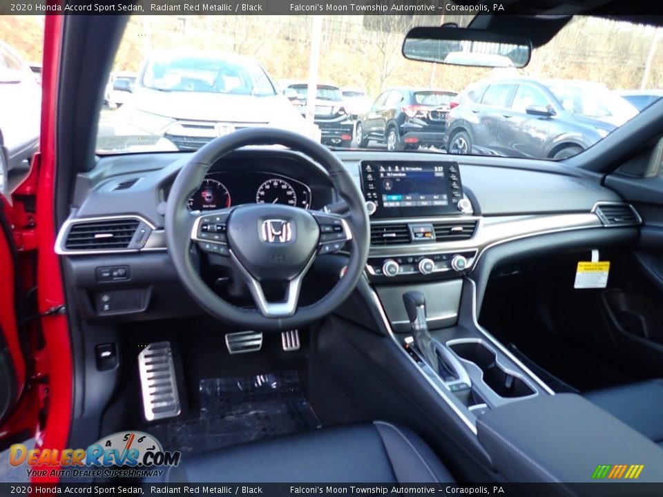 2020 Honda Accord Sport Sedan Radiant Red Metallic / Black Photo #11