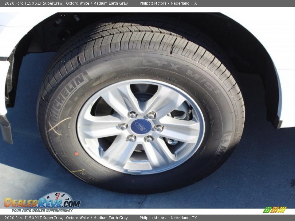 2020 Ford F150 XLT SuperCrew Oxford White / Medium Earth Gray Photo #5