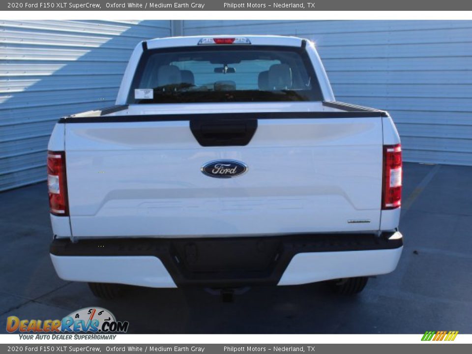 2020 Ford F150 XLT SuperCrew Oxford White / Medium Earth Gray Photo #7