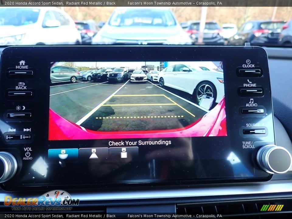 2020 Honda Accord Sport Sedan Radiant Red Metallic / Black Photo #15