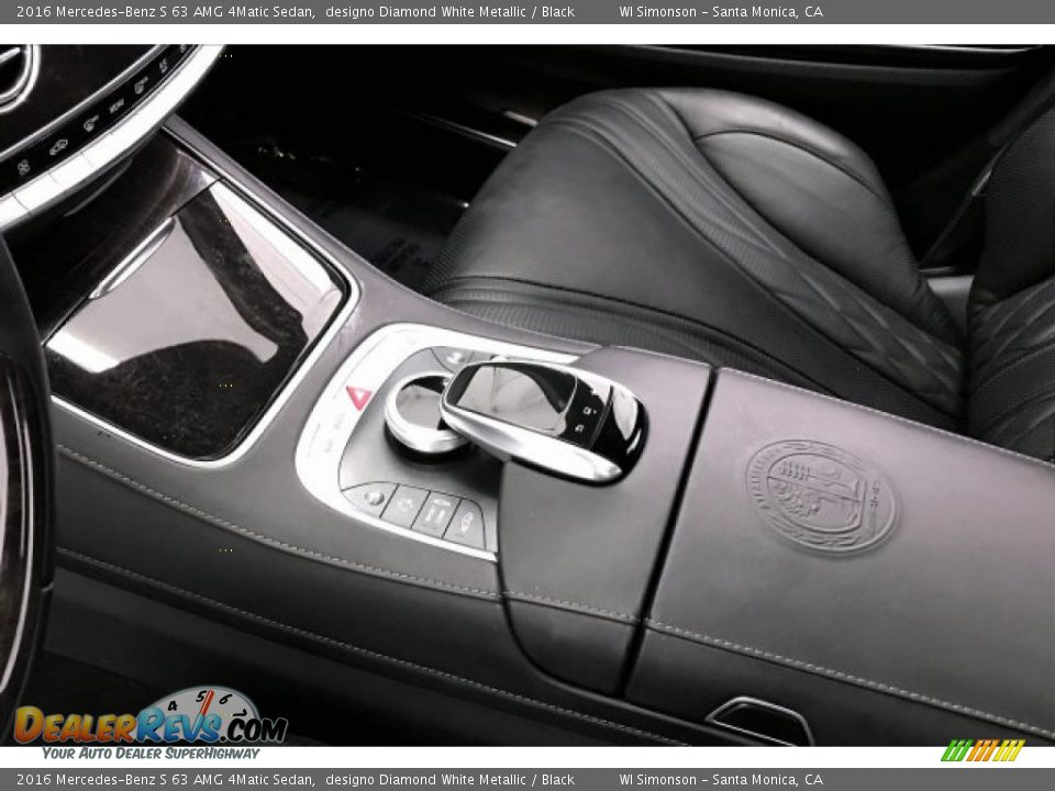 2016 Mercedes-Benz S 63 AMG 4Matic Sedan designo Diamond White Metallic / Black Photo #23
