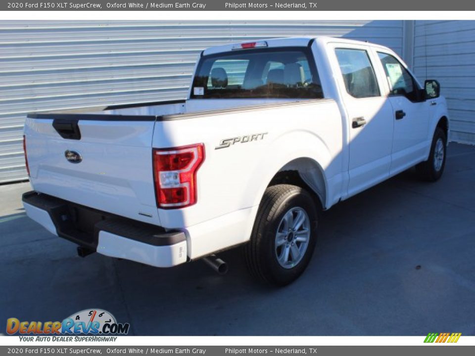 2020 Ford F150 XLT SuperCrew Oxford White / Medium Earth Gray Photo #8