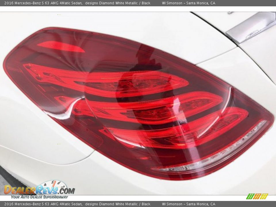 2016 Mercedes-Benz S 63 AMG 4Matic Sedan designo Diamond White Metallic / Black Photo #26