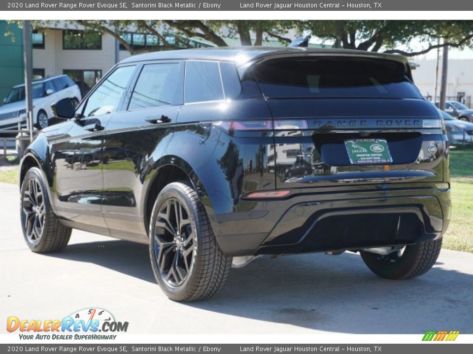 2020 Land Rover Range Rover Evoque SE Santorini Black Metallic / Ebony Photo #5