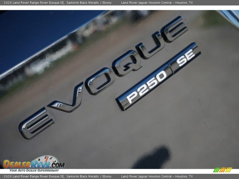 2020 Land Rover Range Rover Evoque SE Santorini Black Metallic / Ebony Photo #6