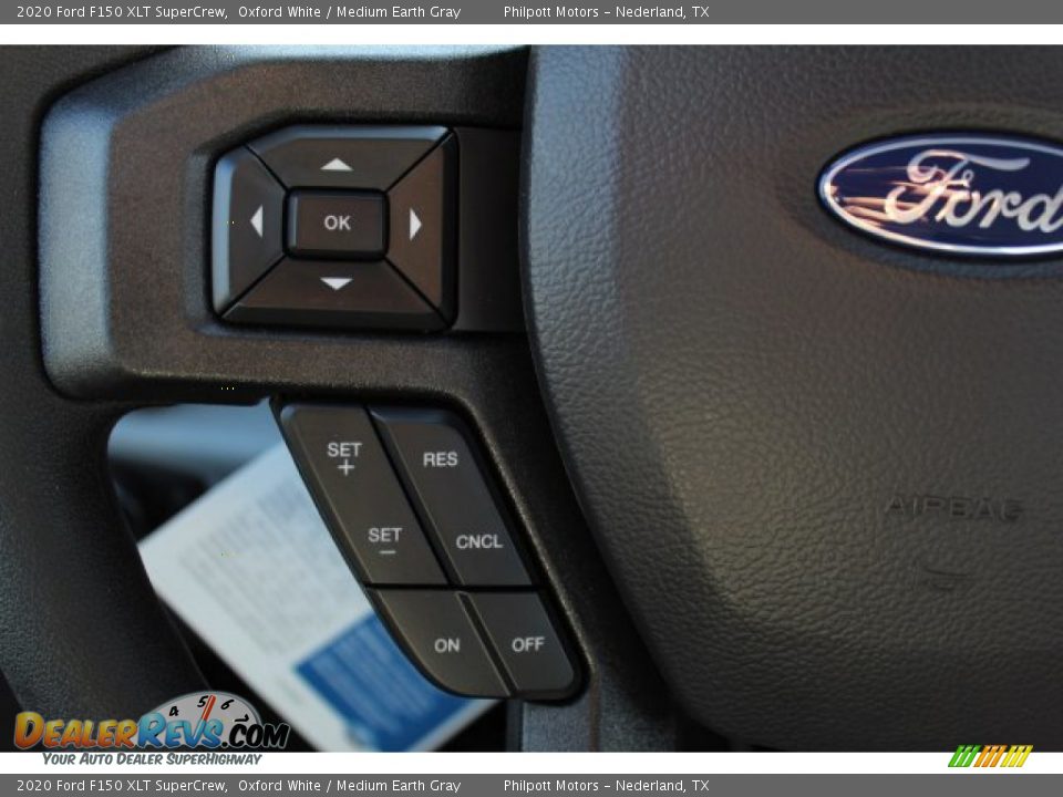 2020 Ford F150 XLT SuperCrew Oxford White / Medium Earth Gray Photo #13
