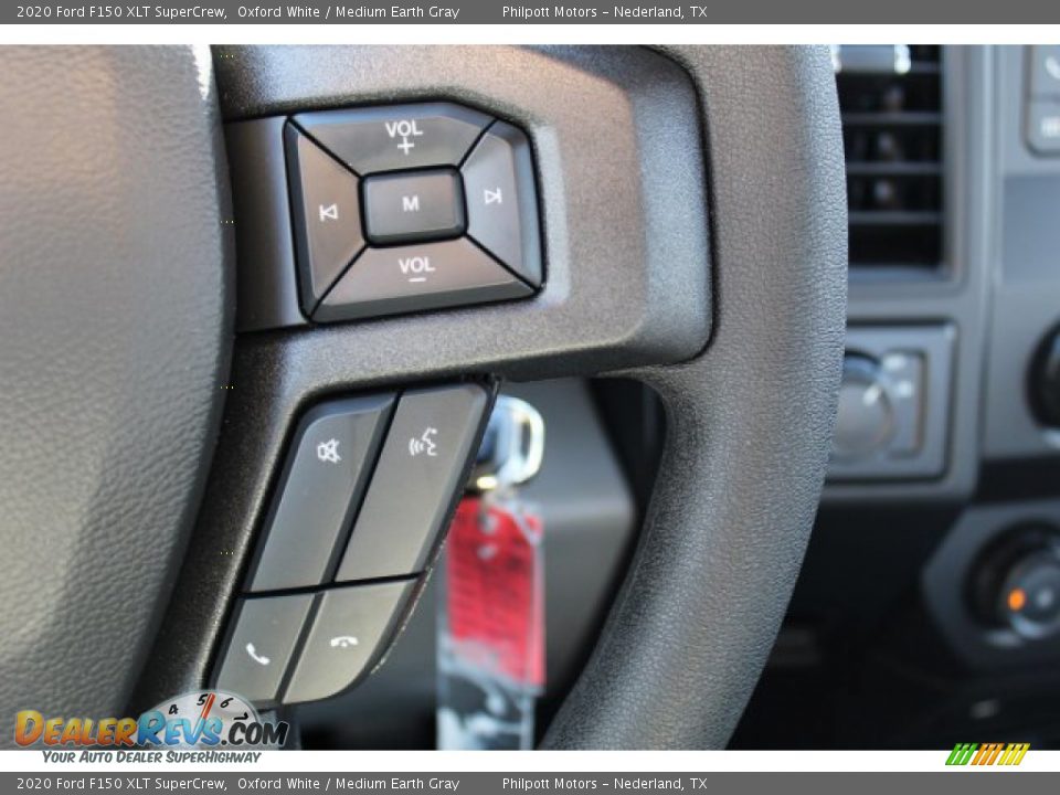 2020 Ford F150 XLT SuperCrew Oxford White / Medium Earth Gray Photo #14
