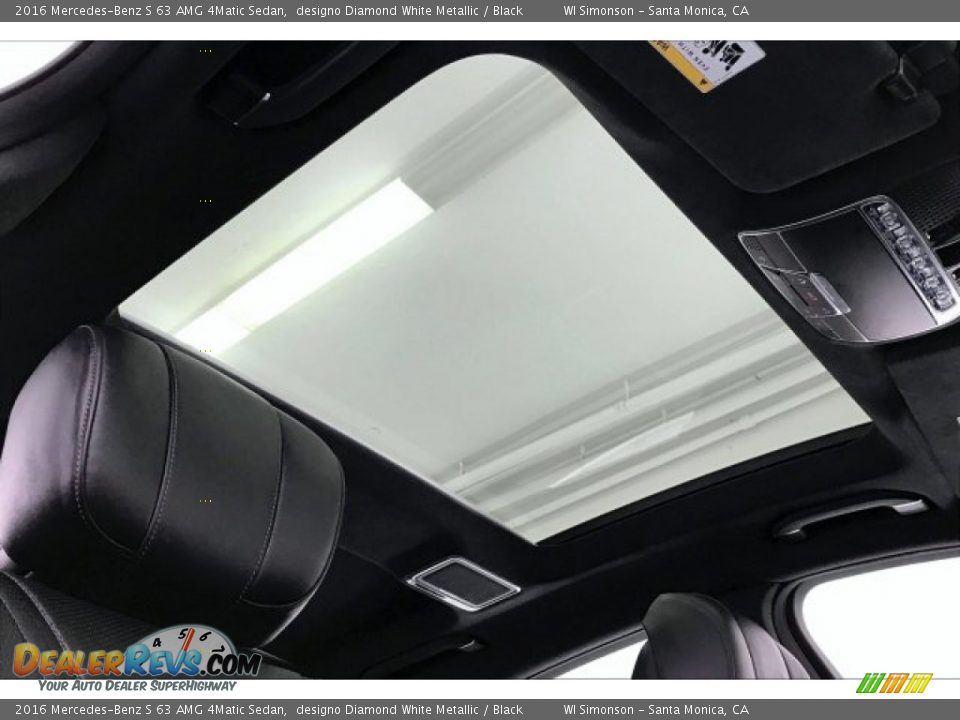 2016 Mercedes-Benz S 63 AMG 4Matic Sedan designo Diamond White Metallic / Black Photo #29