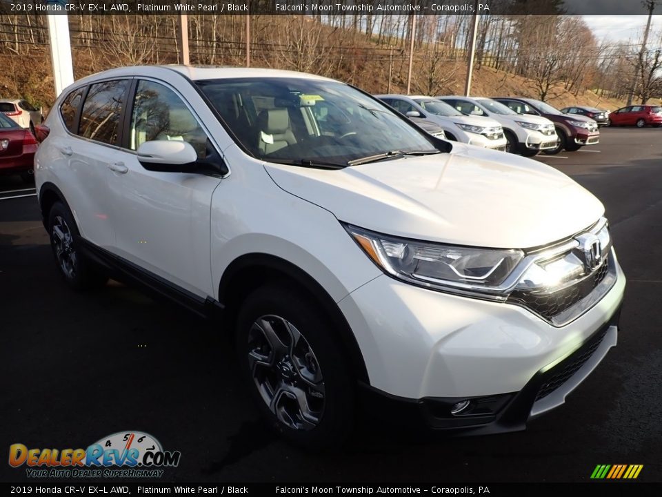 2019 Honda CR-V EX-L AWD Platinum White Pearl / Black Photo #6