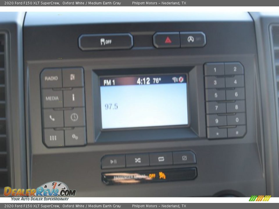 2020 Ford F150 XLT SuperCrew Oxford White / Medium Earth Gray Photo #17
