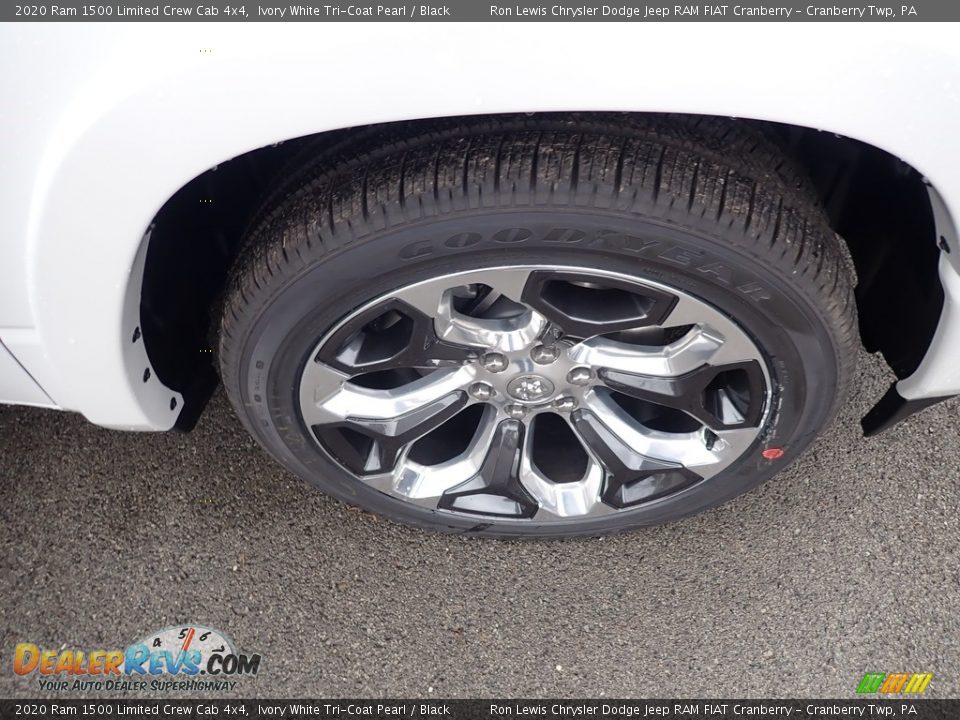 2020 Ram 1500 Limited Crew Cab 4x4 Ivory White Tri-Coat Pearl / Black Photo #8
