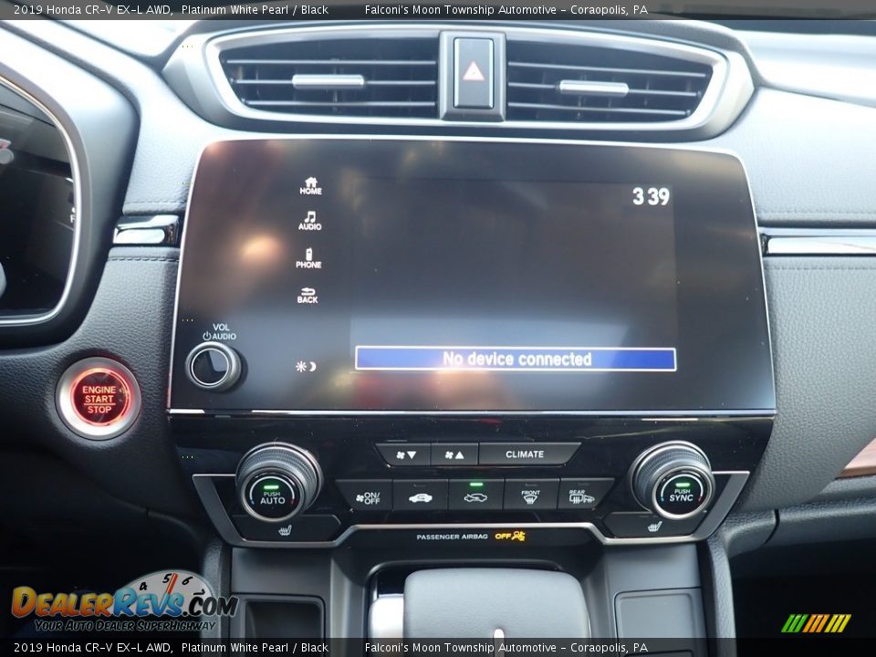 2019 Honda CR-V EX-L AWD Platinum White Pearl / Black Photo #14