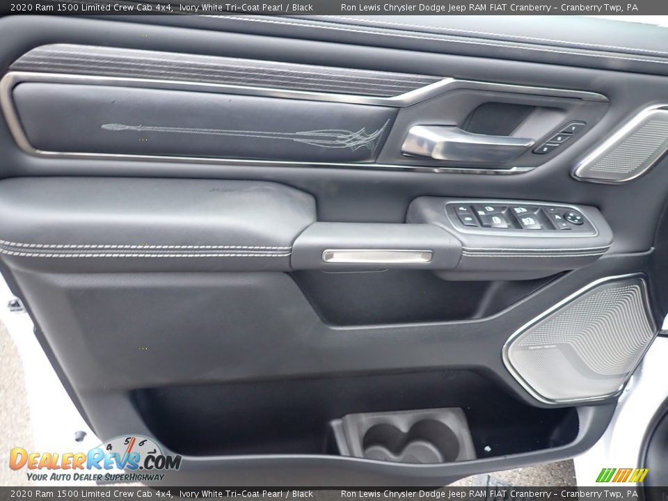 2020 Ram 1500 Limited Crew Cab 4x4 Ivory White Tri-Coat Pearl / Black Photo #13