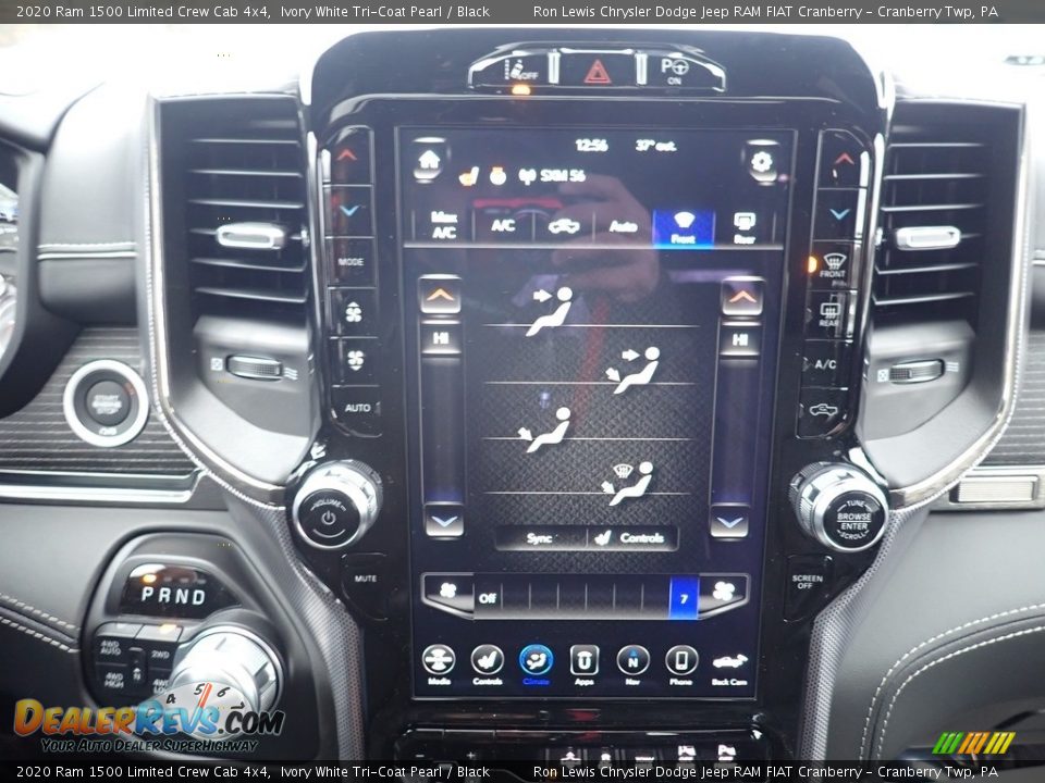 2020 Ram 1500 Limited Crew Cab 4x4 Ivory White Tri-Coat Pearl / Black Photo #16