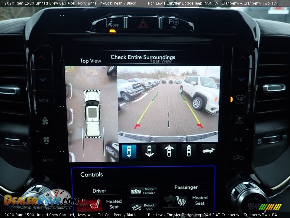 2020 Ram 1500 Limited Crew Cab 4x4 Ivory White Tri-Coat Pearl / Black Photo #17