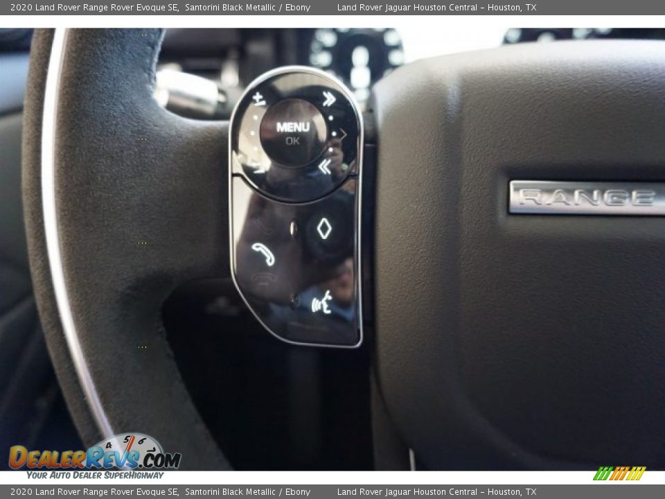 2020 Land Rover Range Rover Evoque SE Santorini Black Metallic / Ebony Photo #26